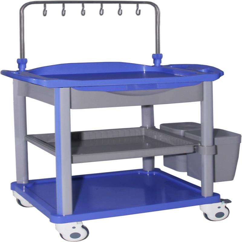 MN-IC003 Abs infusion pump mobile medical cart roll rack cart hospital