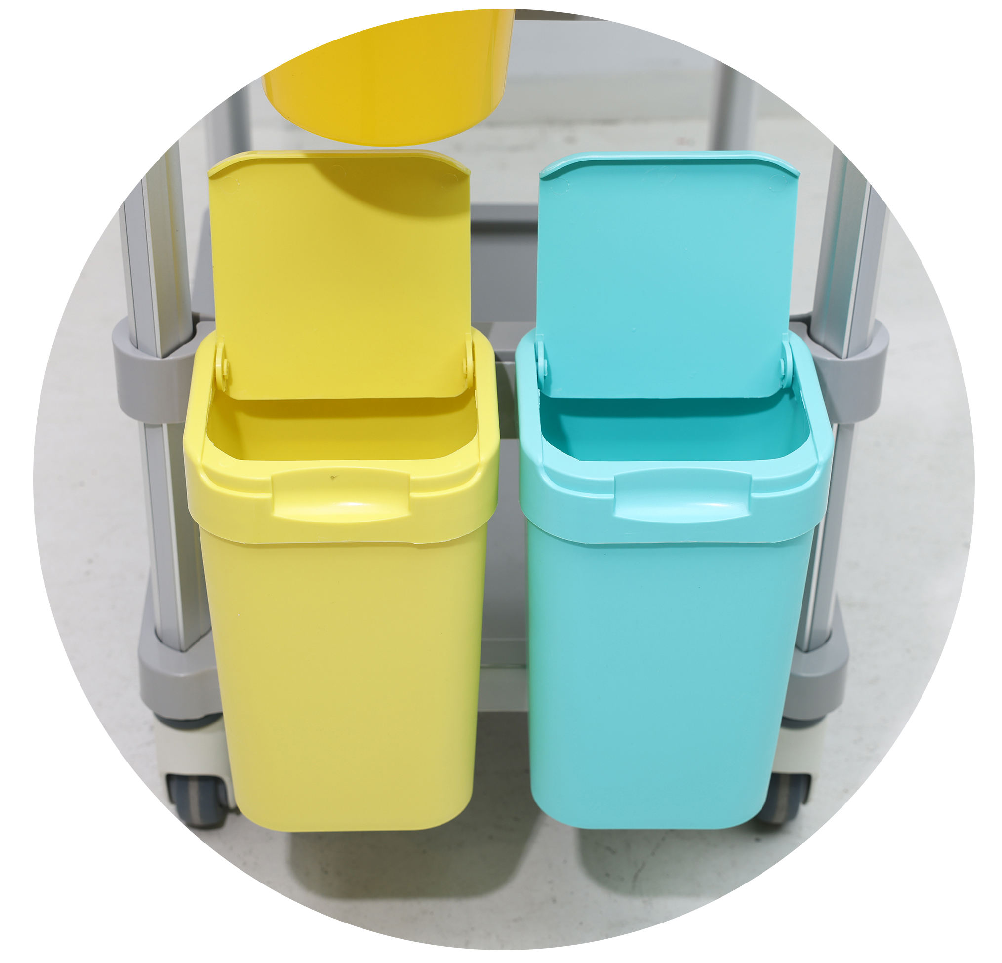 MN-TC005 Medical Emergency Trolley Crash Cart  ABS  Treatment Trolley