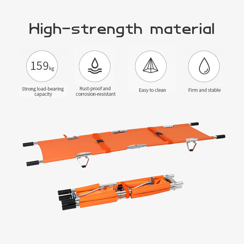 MN-AS022 Medical Folding Emergency Rescue Stretcher For Hospital