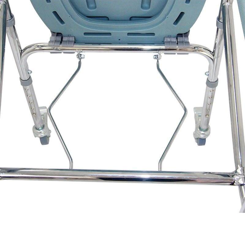 MN-DBY001 Liaison Moving Foldable Shower Commode Chair Toilet Wheelchair for Old People.