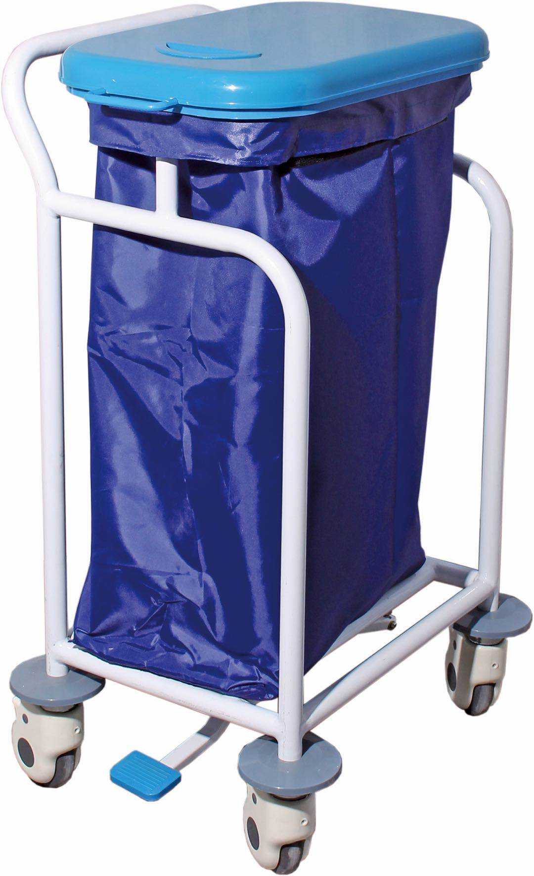 MN-LT001 Hospital ABS Linen Trolley Medical  Trolley Garbage Cart
