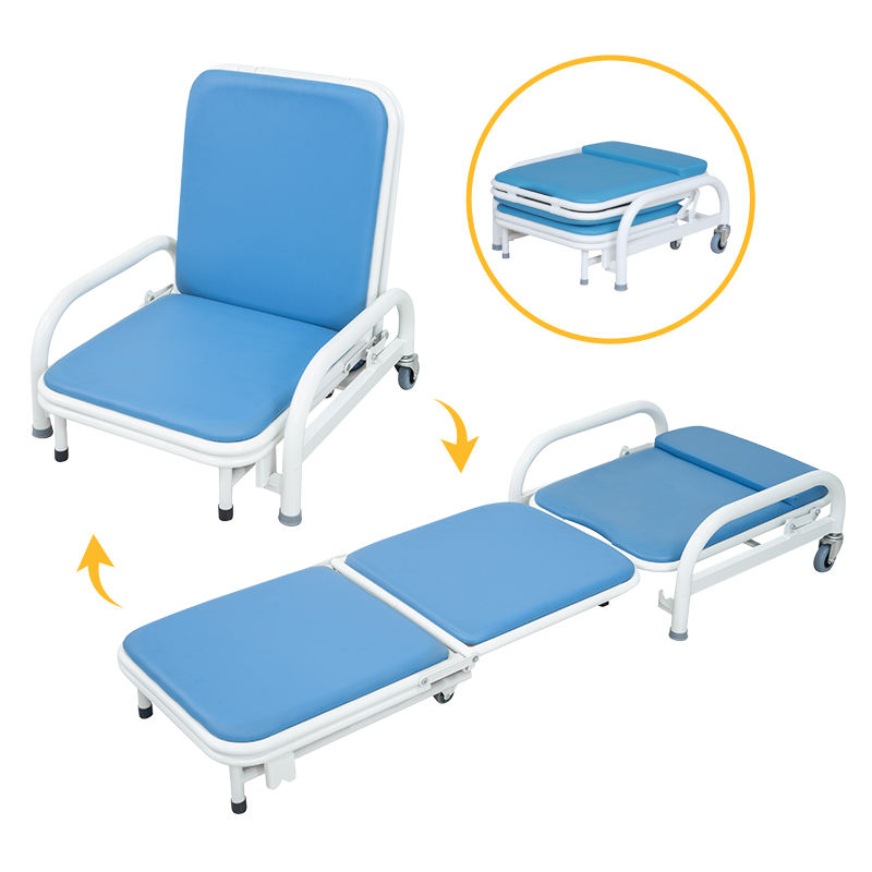 MN-PHY003 Multi-function Accompanying Chair Folding Chair Bed