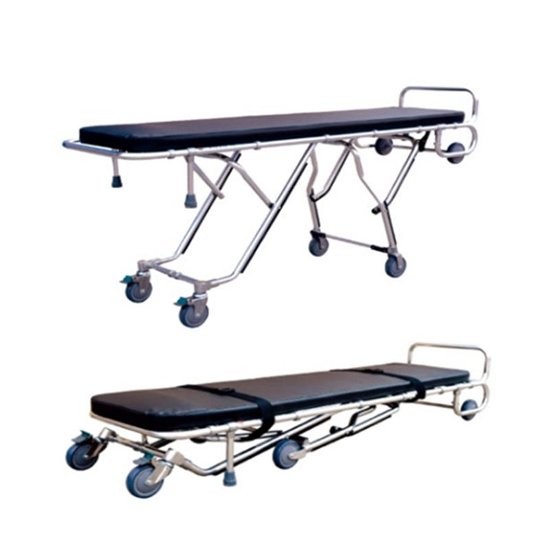 MN-AS010-1 Multi-Functional Ambulance Stretcher  Foldable Manual Emergency Patient Trolley