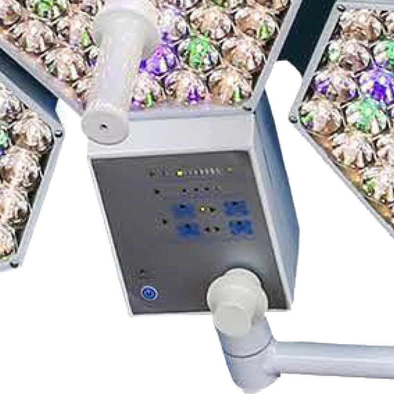 MN-OL5+5 Medical Emergency Shadowless LED Lamp Ceiling Mounted Hospital Operating Light