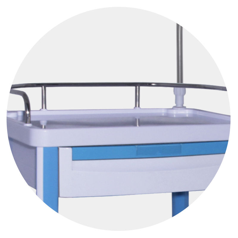 MN-IC002 Hospital Furniture Medical Infusion Trolley Treatment Cart